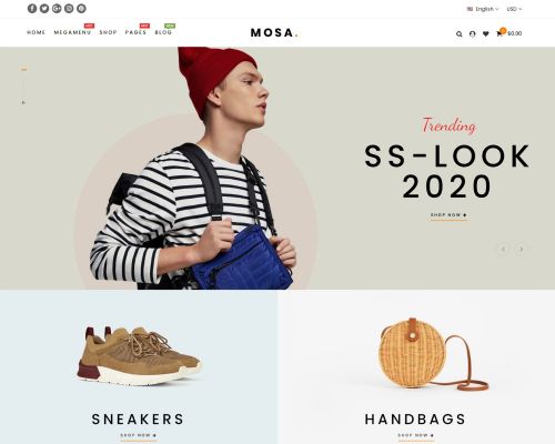 Mosa - Premium Fully Responsive Magento 2 Theme | RTL supported